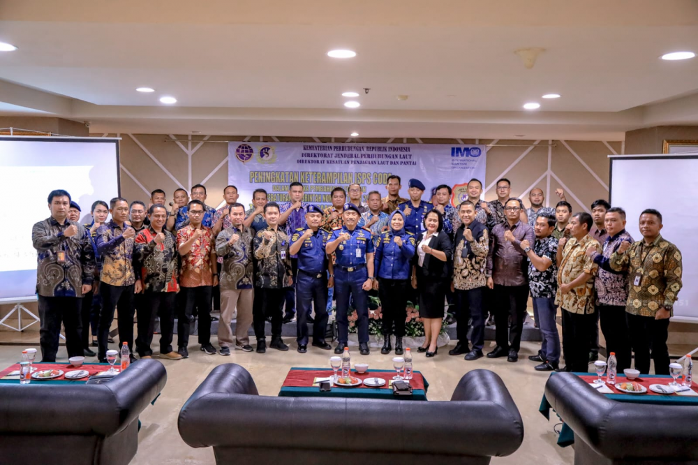 GELAR BIMTEK ISPS CODE, UPAYA KEMENHUB PASTIKAN KAPAL DAN FASILITAS PELABUHAN AMAN