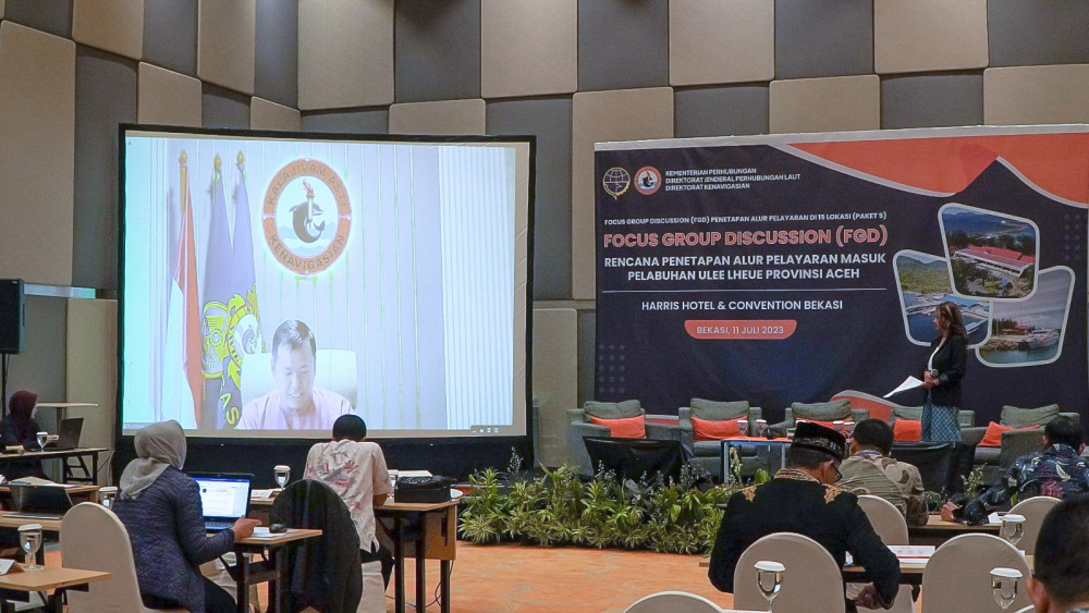 TINGKATKAN KEAMANAN PENYEBERANGAN DI BANDA ACEH, KEMENHUB SUSUN ALUR PELAYARAN MASUK PELABUHAN ULEE LHEUE