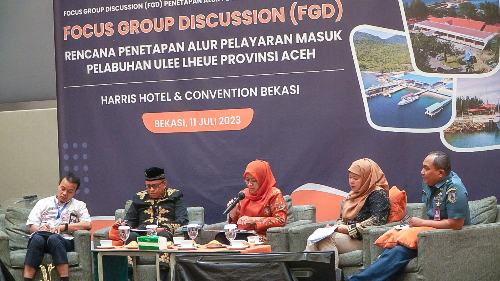 TINGKATKAN KEAMANAN PENYEBERANGAN DI BANDA ACEH, KEMENHUB SUSUN ALUR PELAYARAN MASUK PELABUHAN ULEE LHEUE