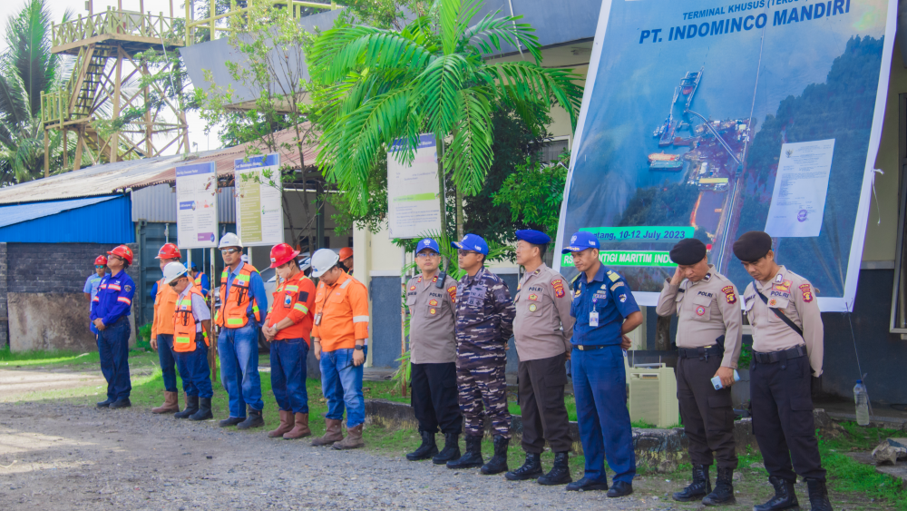 Drill dan Exercise ISPS Code di Tersus PT. Indominco&nbsp;Mandiri