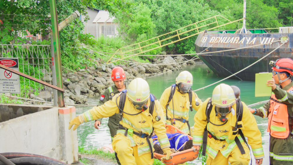 Drill dan Exercise ISPS Code di Tersus PT. Indominco&nbsp;Mandiri