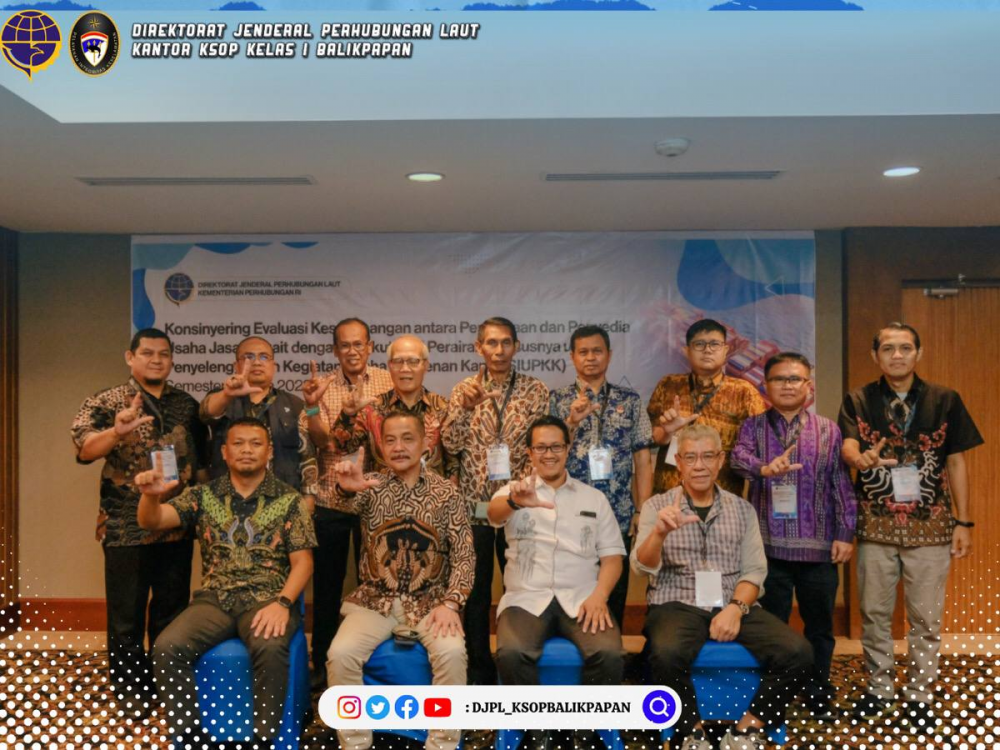 Konsenyering Evaluasi Keseimbangan Pemerintah dan Penyedia Jasa Angkutan Perairan