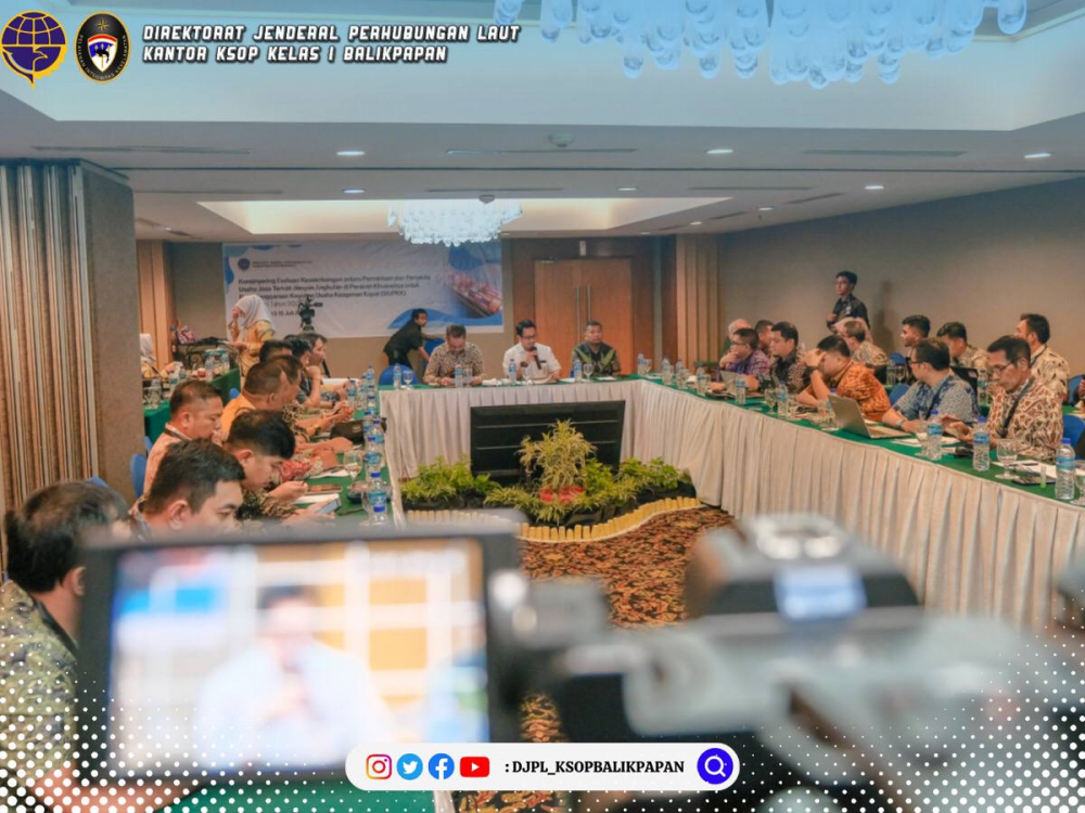 Konsenyering Evaluasi Keseimbangan Pemerintah dan Penyedia Jasa Angkutan Perairan