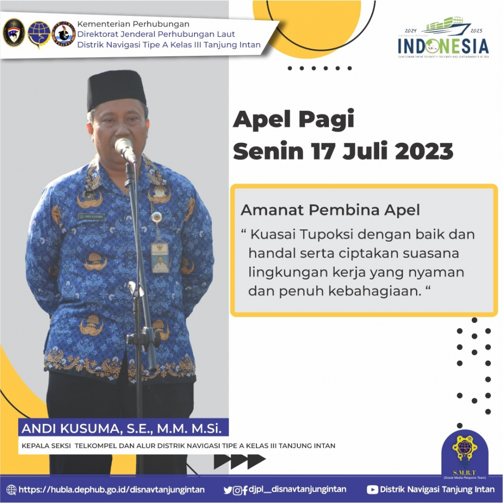 Apel Pagi Distrik Tanjung Intan