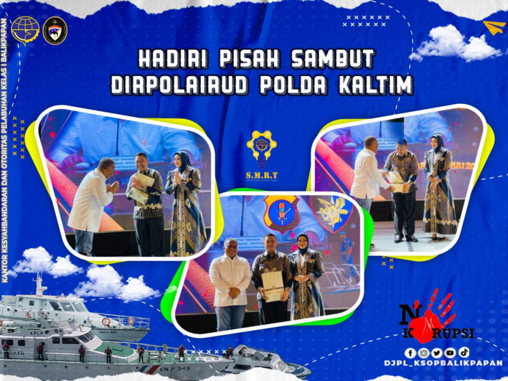 Hadiri Pisah Sambut Dirpolairud Polda Kaltim
