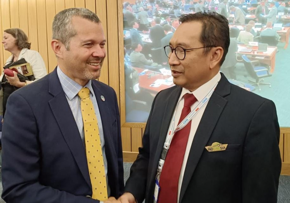 SIDANG IMO COUNCIL KE 129 DI LONDON, INDONESIA SAMPAIKAN SELAMAT ATAS TERPILIHNYA SEKJEN IMO YANG BARU