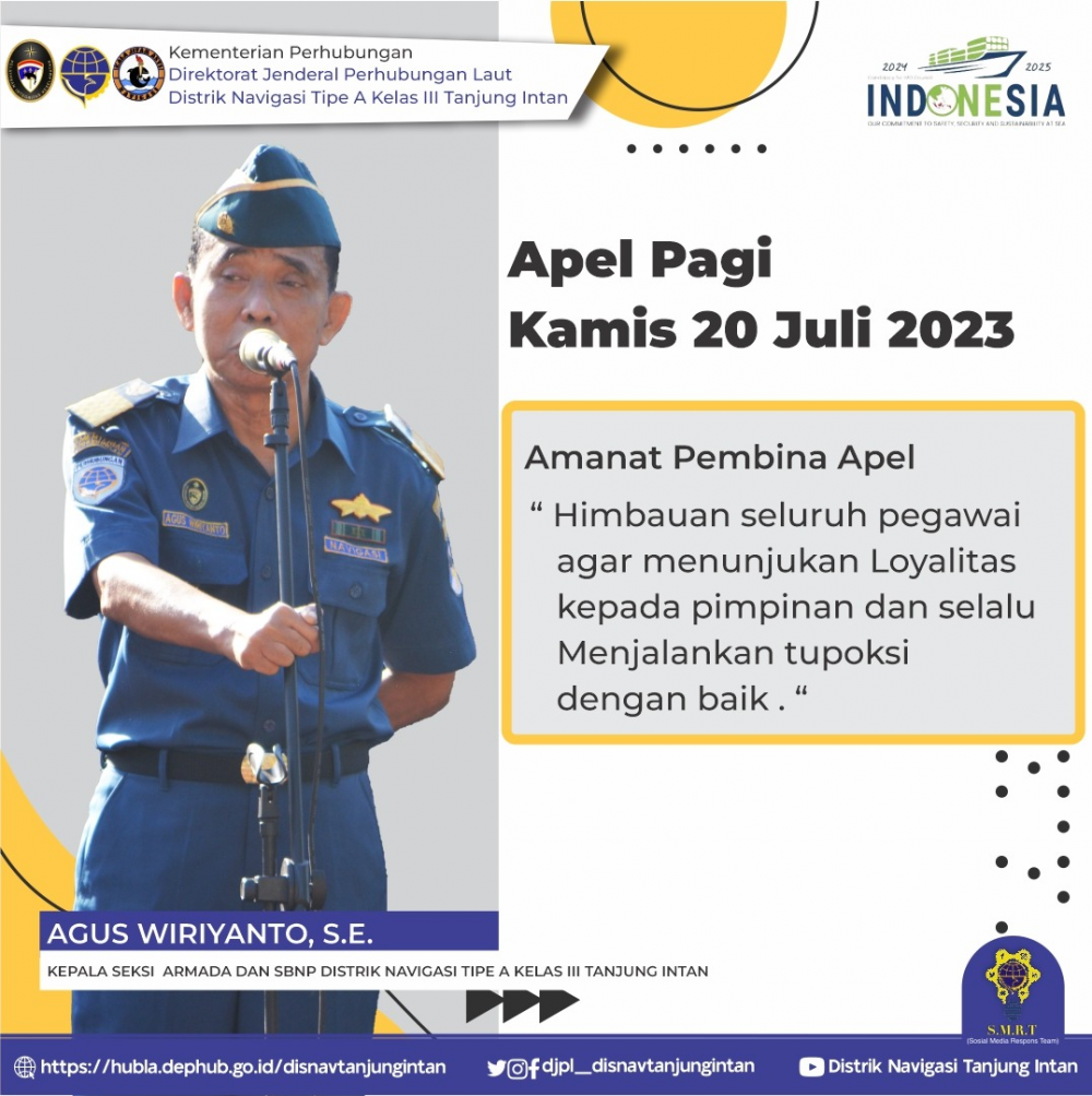 Apel Pagi Distrik Tanjung Intan