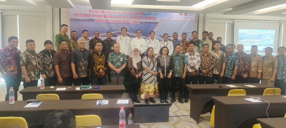 DITJEN HUBLA GELAR REVALIDASI DAN PENGUKUHAN MARINE INSPECTOR