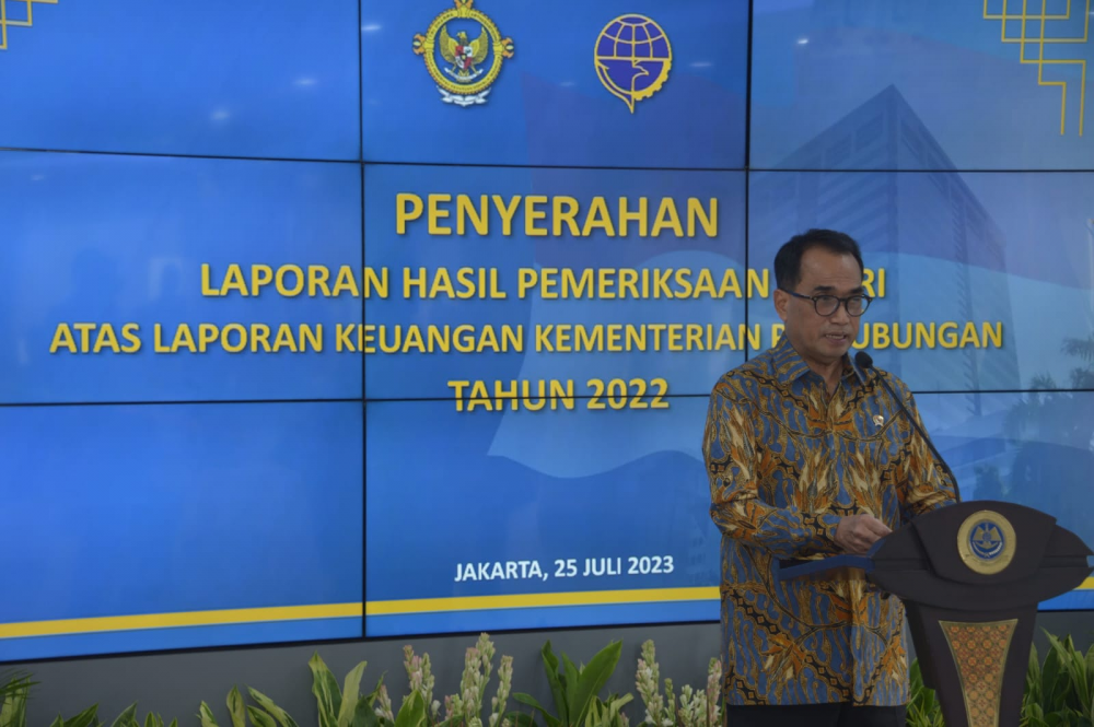 Laporan Keuangan Kemenhub Tahun 2022 Kembali Meraih Opini Wajar Tanpa Pengecualian* Sepuluh Kali Berturut-turut Sejak Tahun 2013