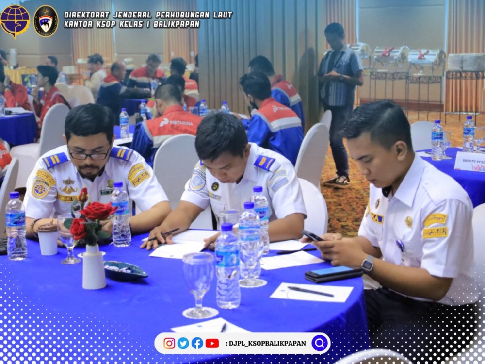Hadiri Exercise Table Top ISPS Code RU V Balikpapan