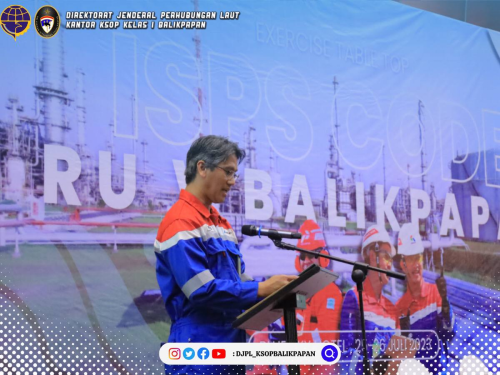 Hadiri Exercise Table Top ISPS Code RU V Balikpapan