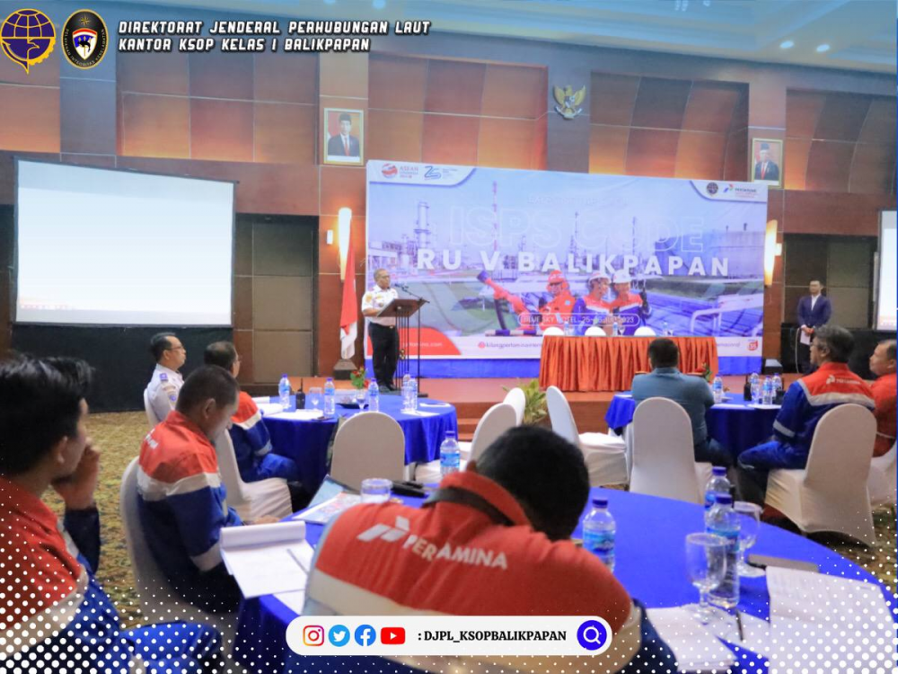 Hadiri Exercise Table Top ISPS Code RU V Balikpapan