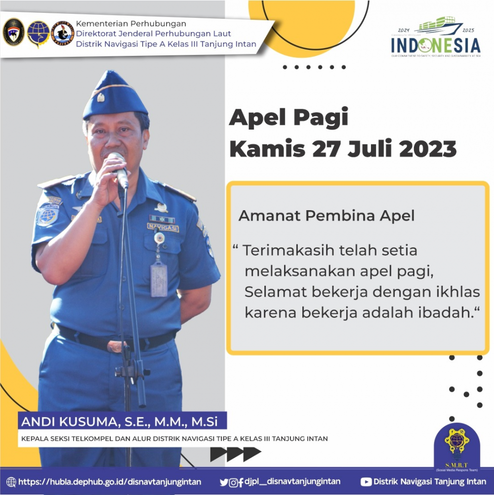 Apel Pagi Distrik Tanjung Intan