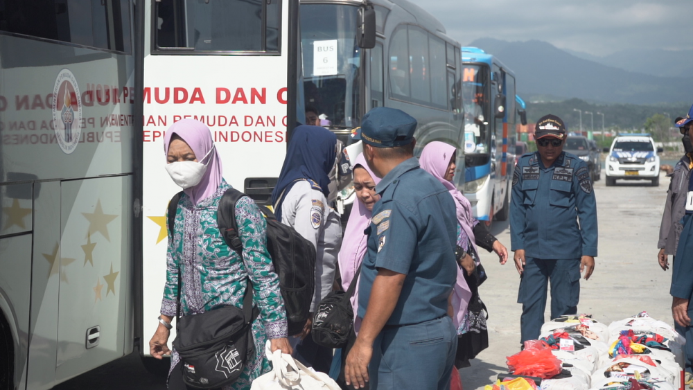 327 Jemaah Haji Kembali Ke Tolitoli menggunakan Kapal Perintis Sabuk Nusantara 89