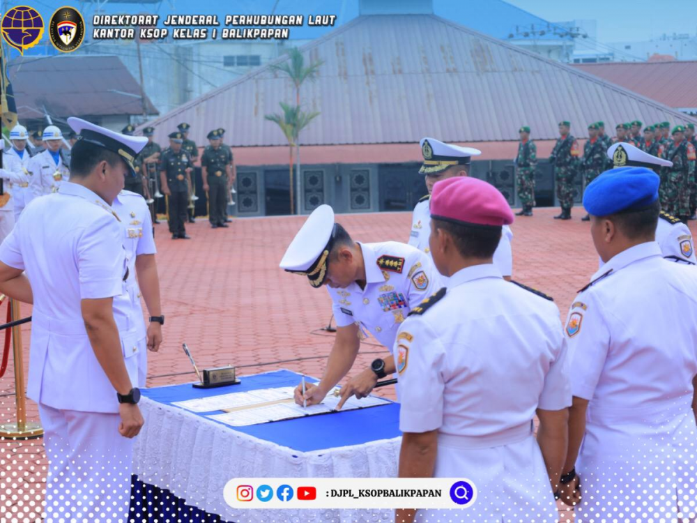 Hadiri Pisah Sambut Komandan Lanal Balikpapan