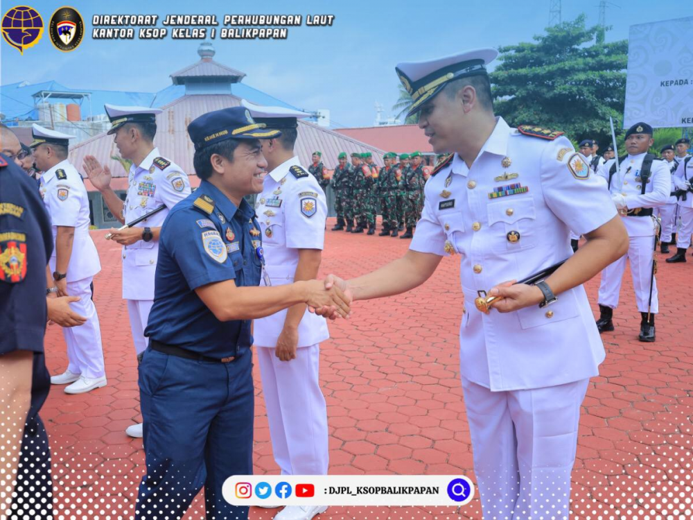 Hadiri Pisah Sambut Komandan Lanal Balikpapan