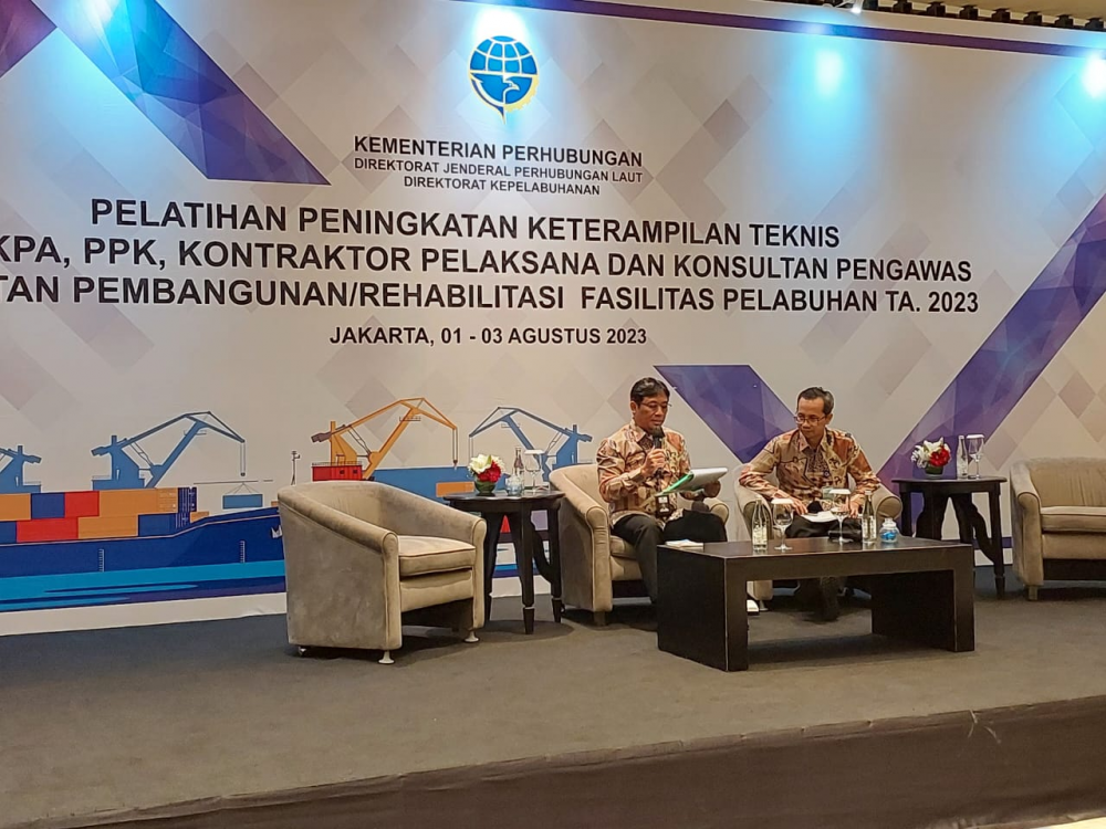 KEMENHUB KONSISTEN CETAK SDM PROFESIONAL DI BIDANG PENGELOLAAN PEKERJAAN PEMBANGUNAN FASILITAS PELABUHAN