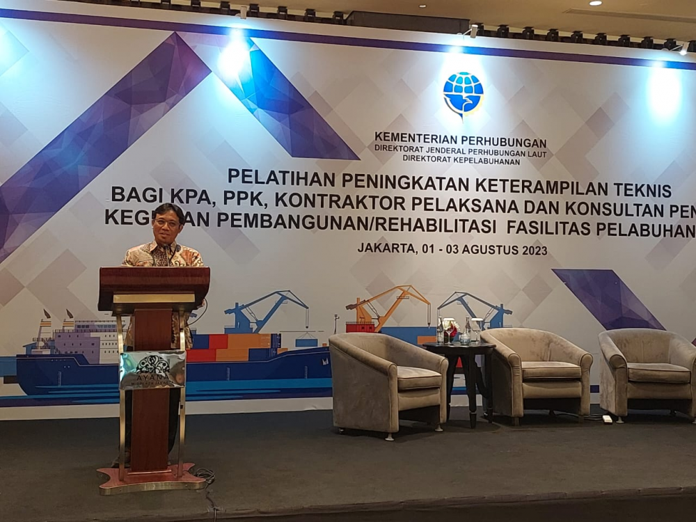 KEMENHUB KONSISTEN CETAK SDM PROFESIONAL DI BIDANG PENGELOLAAN PEKERJAAN PEMBANGUNAN FASILITAS PELABUHAN