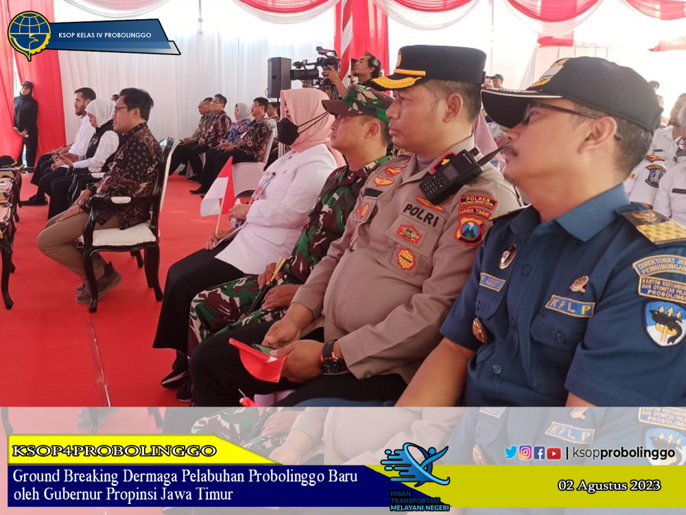 GROUND BREAKING DERMAGA PELABUHAN PROBOLINGGO BARU OLEH GUBERNUR JAWA TIMUR