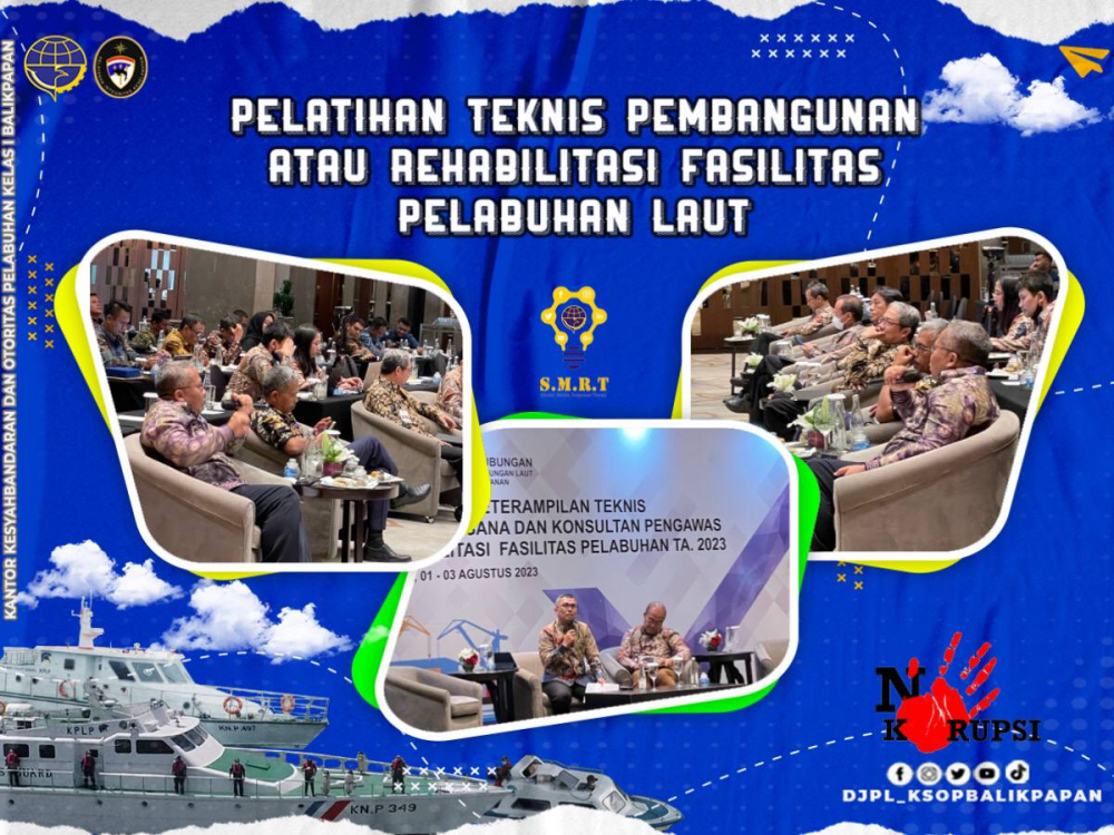Pelatihan Teknis Pembangunan/Rehabilitasi Fasilitas Pelabuhan Laut