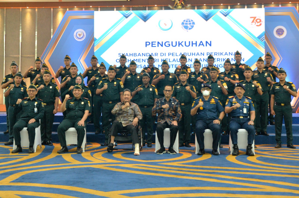 Kukuhkan 27 Syahbandar Perikanan, Kemenhub dan KemenKKP Sinergi Cegah Ilegal Fishing