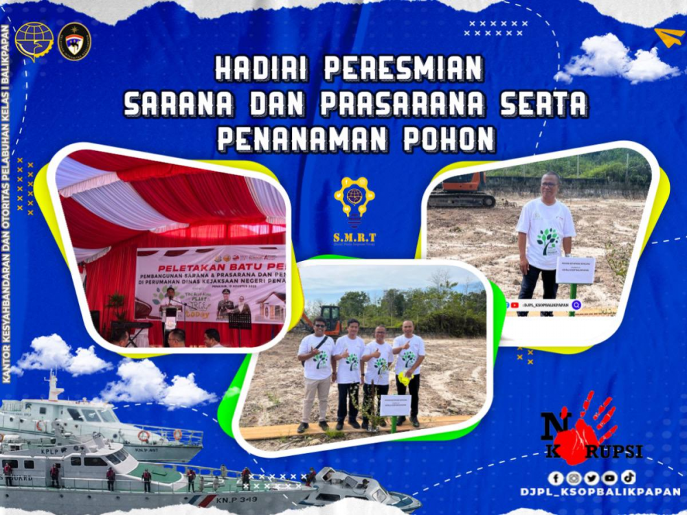 Hadiri Peresmin Sarana dan Prasarana Serta Penanaman Pohon