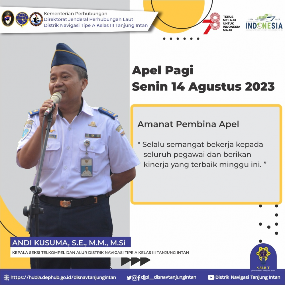 Apel Pagi Distrik Tanjung Intan