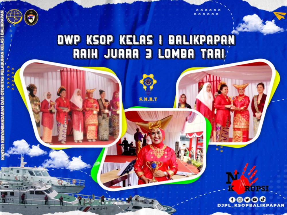 DWP KSOP Kelas I Balikpapan Raih Juara 3 Lomba Tari