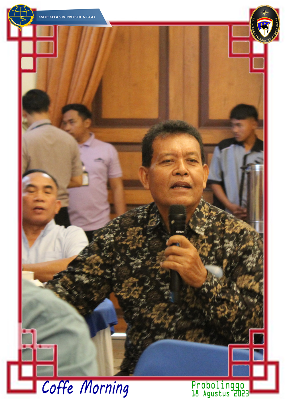 Coffee Morning sarana menyampaikan uneg uneg agar Pelabuhan Probolinggo Lebih Maju