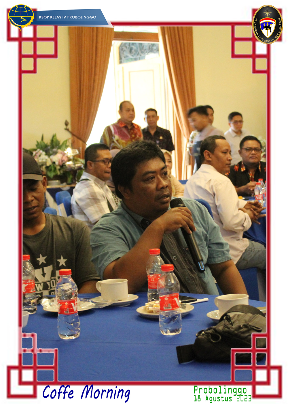 Coffee Morning sarana menyampaikan uneg uneg agar Pelabuhan Probolinggo Lebih Maju