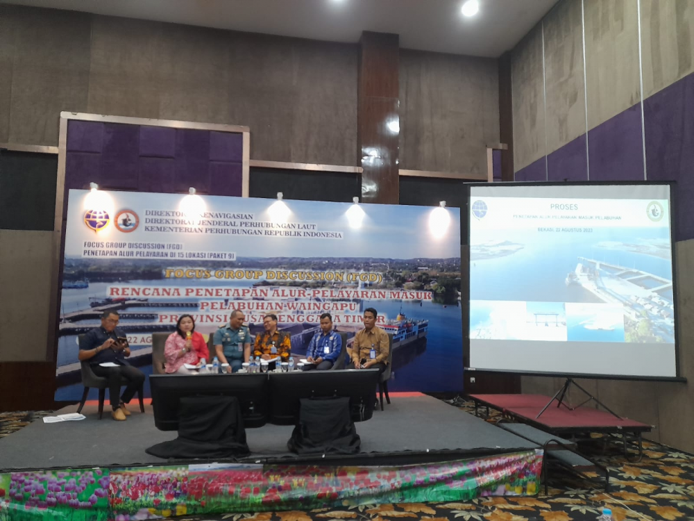 Kemenhub Berkomitmen Untuk Membangun Alur-Pelayaran yang Aman dan Berkelanjutan di Pelabuhan Waingapu-NTT