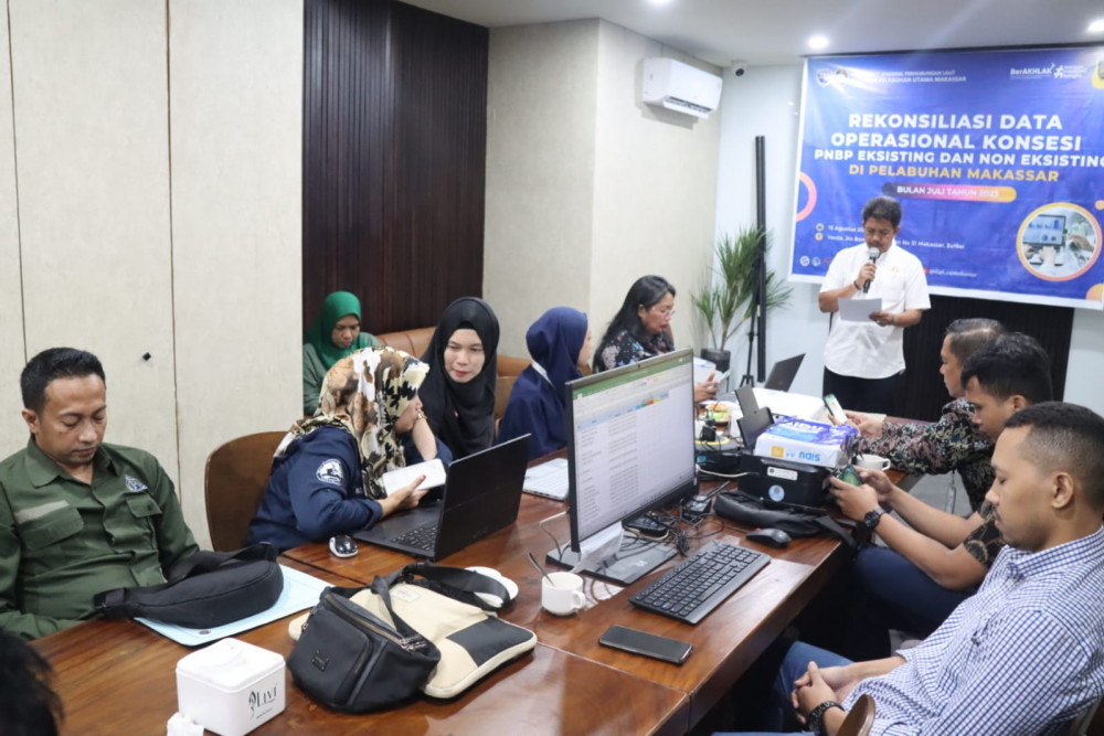 Rekonsiliasi Data Operasional Konsesi PNBP Eksisting dan Non Eksisting di Pelabuhan Makassar