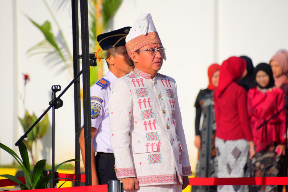 Upacara  Bendera memperingati HUT Proklamasi Kemerdekaan RI ke 78 Tahun 2023