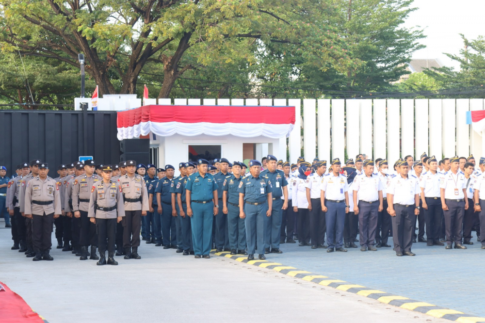 Upacara  Bendera memperingati HUT Proklamasi Kemerdekaan RI ke 78 Tahun 2023