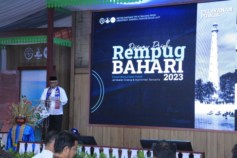 TINGKATKAN KUALITAS DAN AKUNTABILITAS PELAYANAN PUBLIK, DISNAV TIPE B KELAS I TANJUNG PRIOK GELAR FORUM KOMUNIKASI PUBLIK "REMPUG BAHARI"