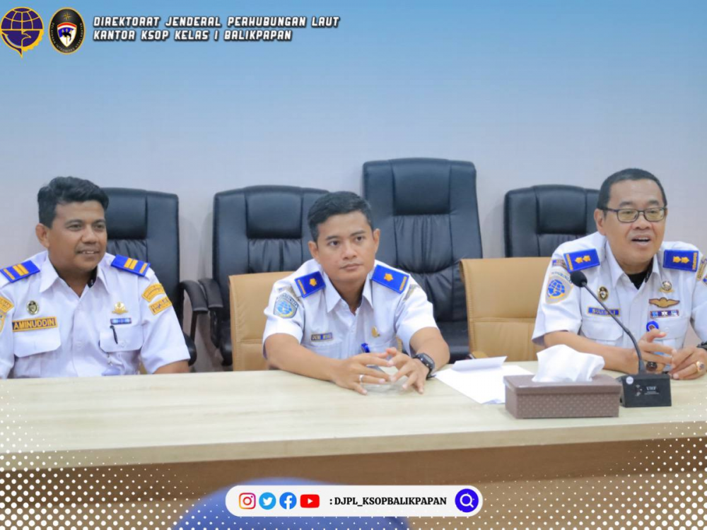 Pemeriksaan Kapal Negara Milik KSOP Kelas I Balikpapan