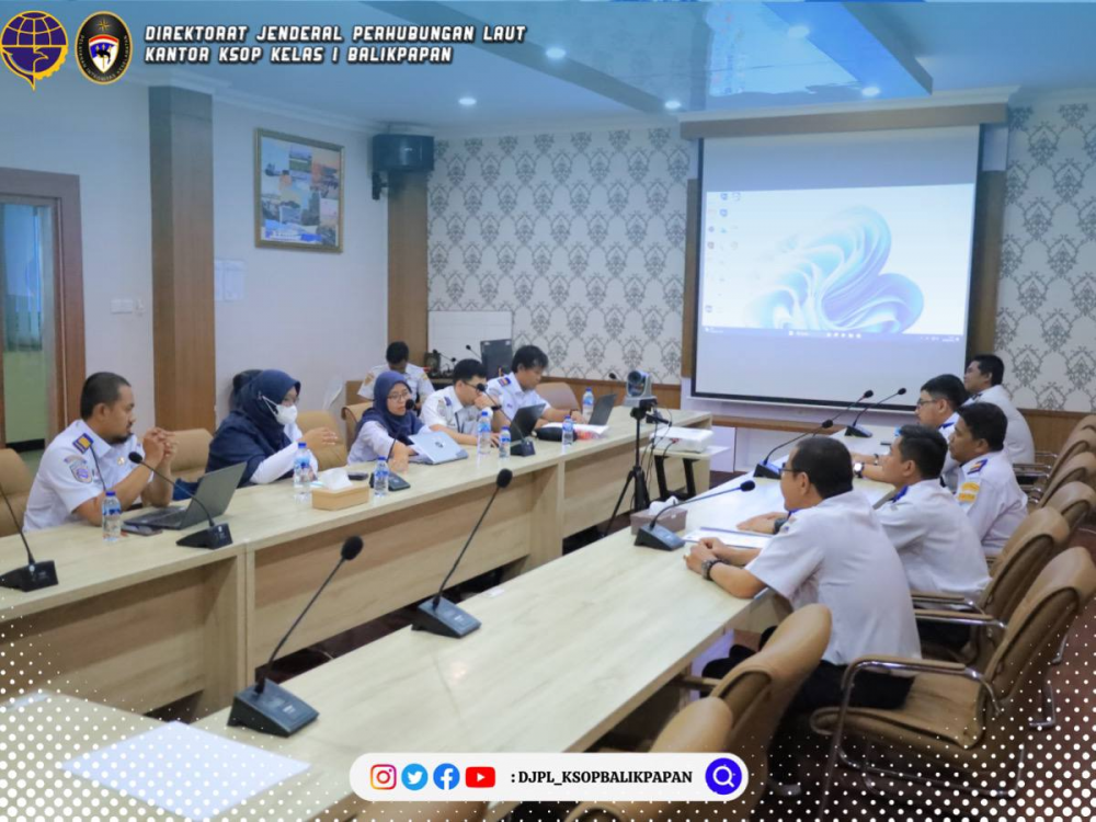 Pemeriksaan Kapal Negara Milik KSOP Kelas I Balikpapan