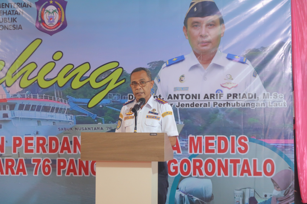 Dorong Kemajuan Konektivitas di Daerah, Kemenhub Luncurkan Program Penempatan Tenaga Medis di Kapal Perintis Pangkalan Gorontalo