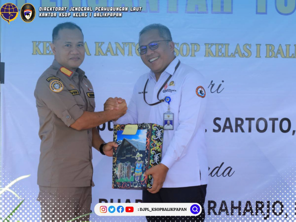 Penghantar Tugas Kepala KSOP Kelas I Balikpapaan
