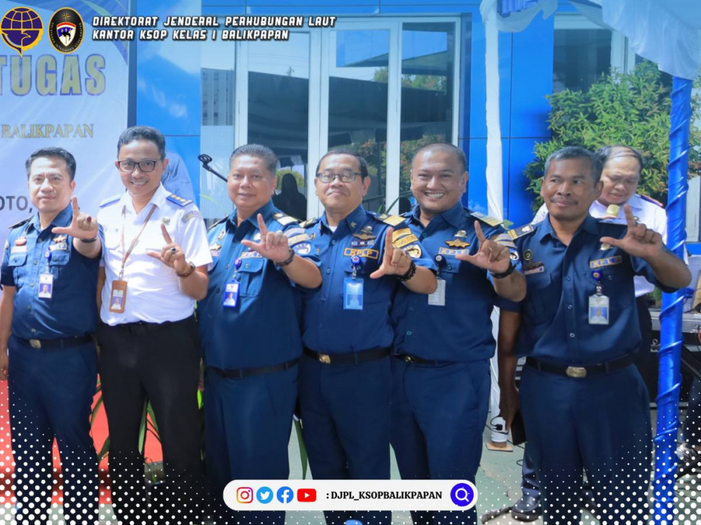 Penghantar Tugas Kepala KSOP Kelas I Balikpapaan