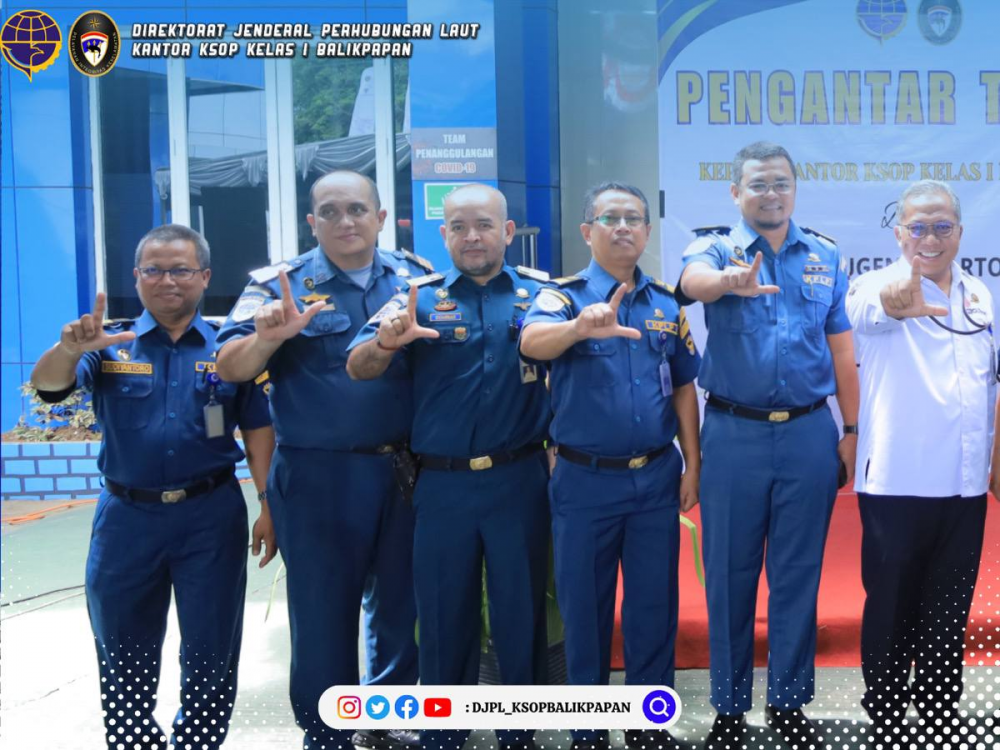 Penghantar Tugas Kepala KSOP Kelas I Balikpapaan