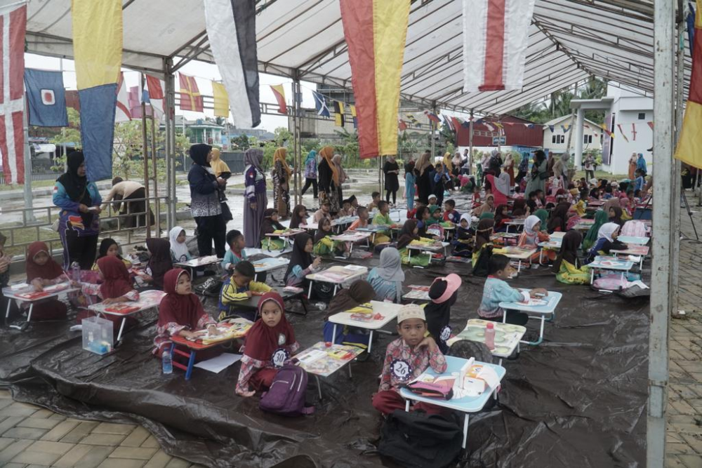 Meriahkan HARHUBNAS 2023, Kemenhub Gelar Lomba Mewarnai Bagi Siswa Di Daerah Perbatasan RI