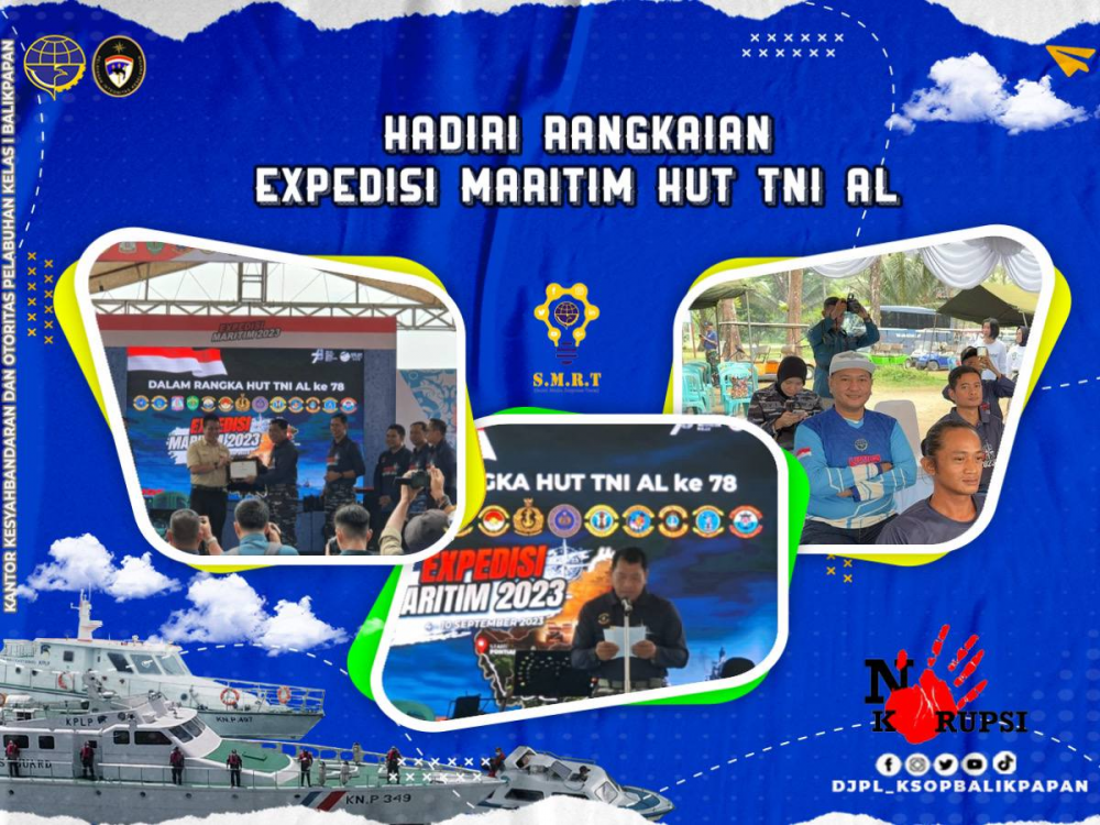 Hadiri Rangkaian Expedisi Maritim HUT TNI AL