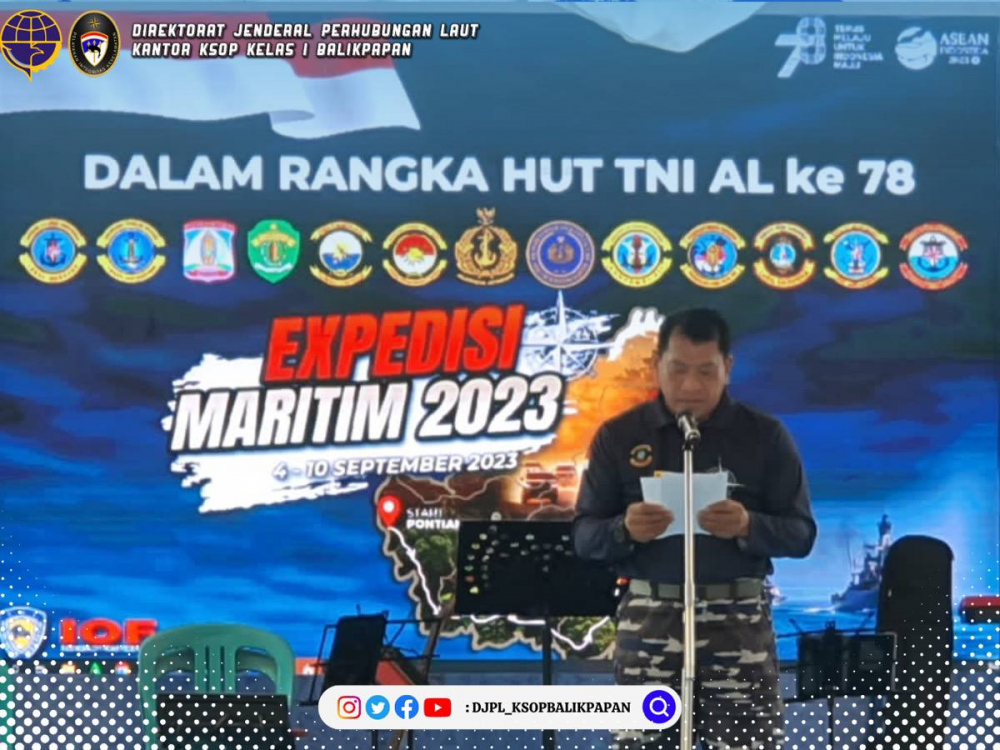 Hadiri Rangkaian Expedisi Maritim HUT TNI AL