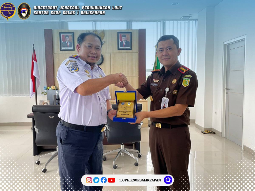 Silaturahmi Kepala KSOP Kelas I Balikpapan Ke Kejari Balikpapan dan Penajam
