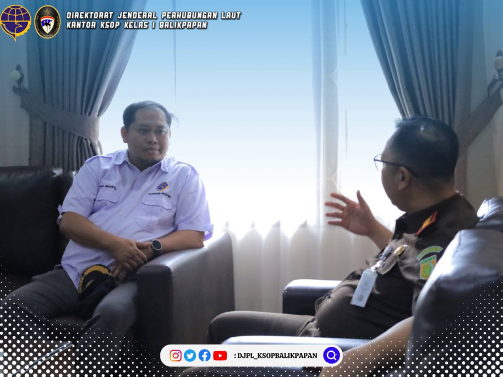 Silaturahmi Kepala KSOP Kelas I Balikpapan Ke Kejari Balikpapan dan Penajam