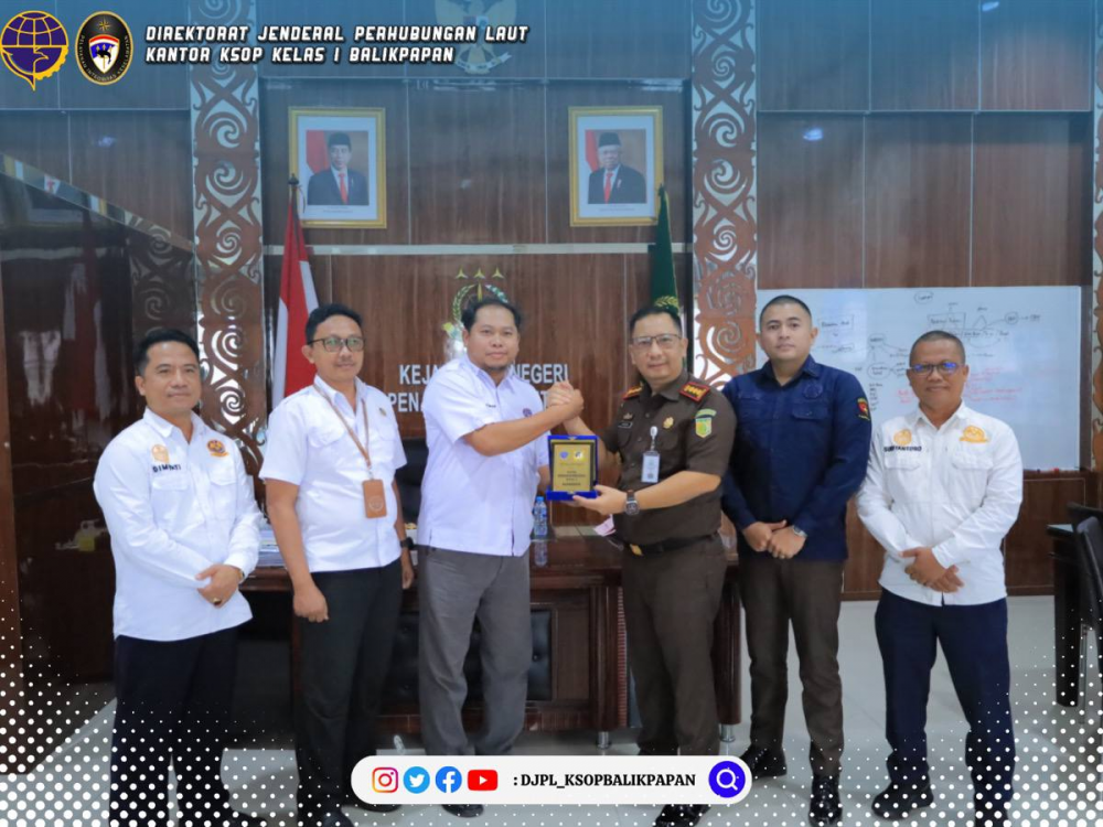 Silaturahmi Kepala KSOP Kelas I Balikpapan Ke Kejari Balikpapan dan Penajam