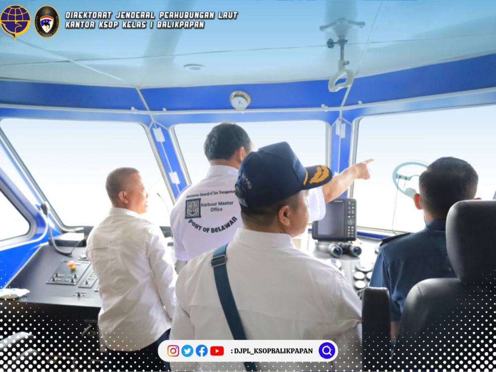 Peninjauan Pelabuhan di Wilayah Kerja KSOP Balikpapan