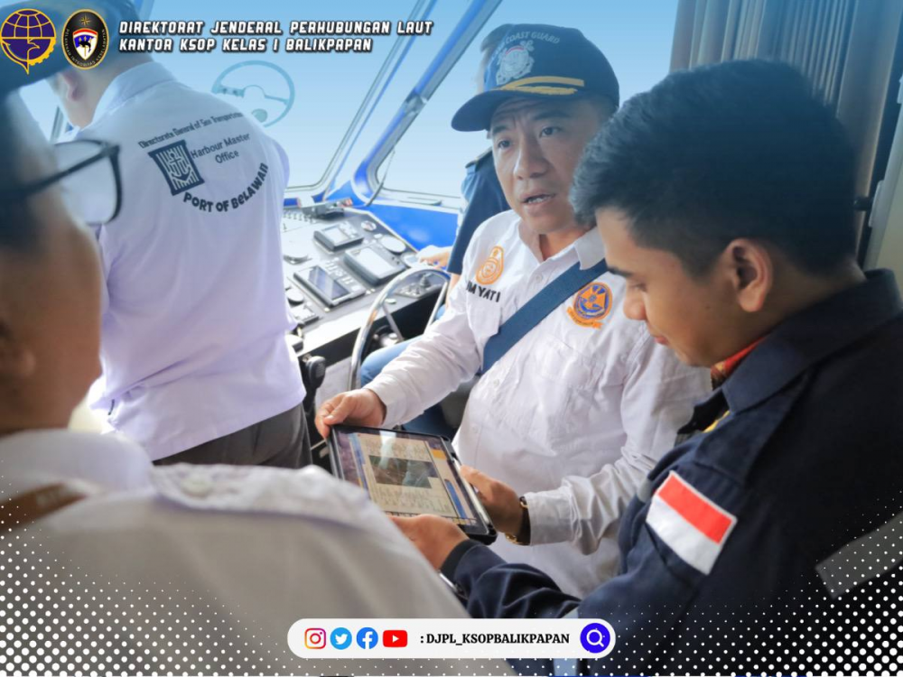 Peninjauan Pelabuhan di Wilayah Kerja KSOP Balikpapan