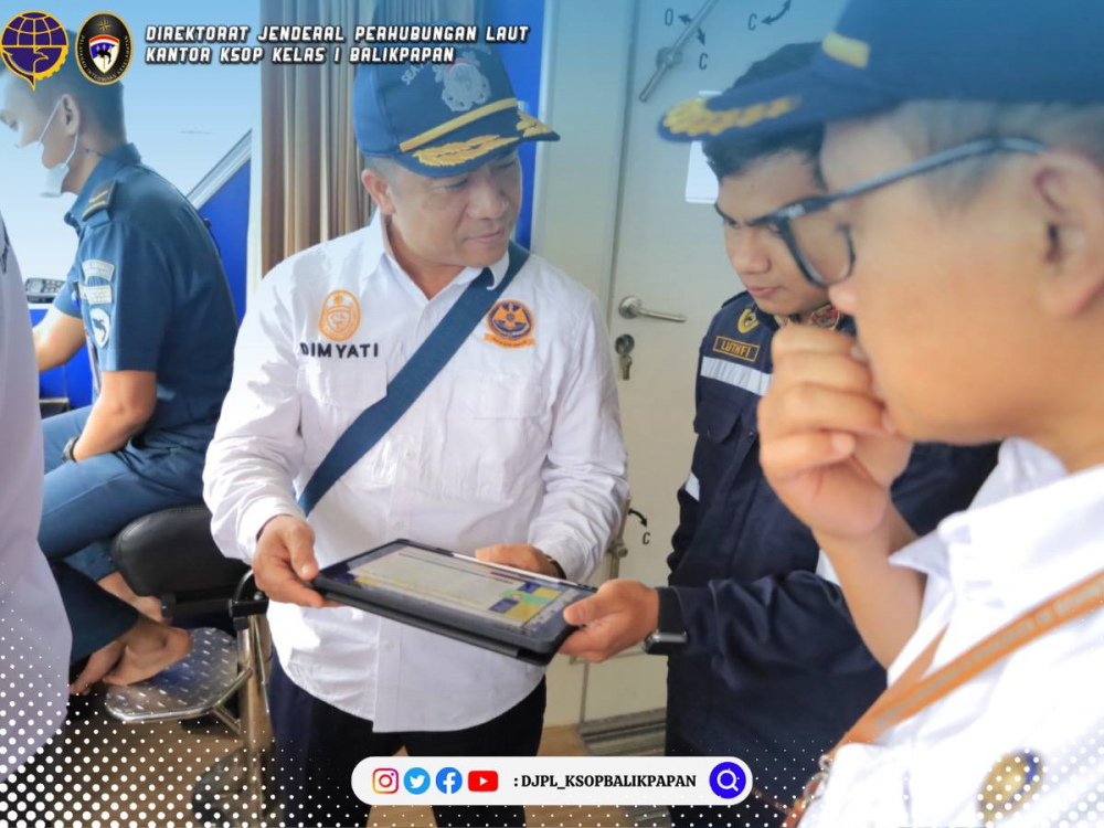 Peninjauan Pelabuhan di Wilayah Kerja KSOP Balikpapan